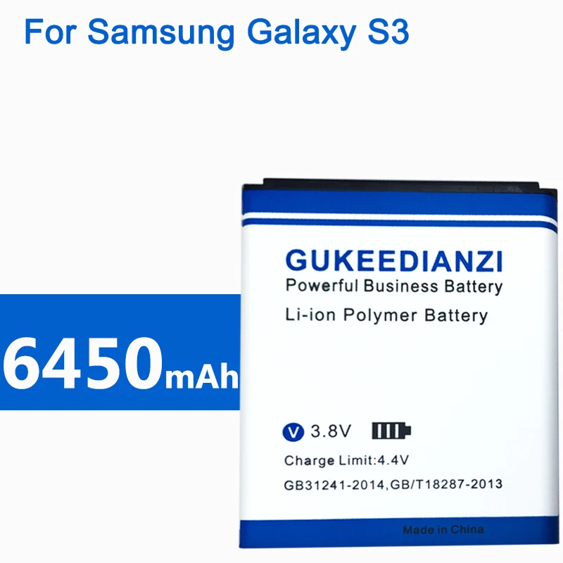 Батарея большой емкости для Samsung Galaxy S3 I9300 I9305 I9308 L710 I535 на каждый день девушек