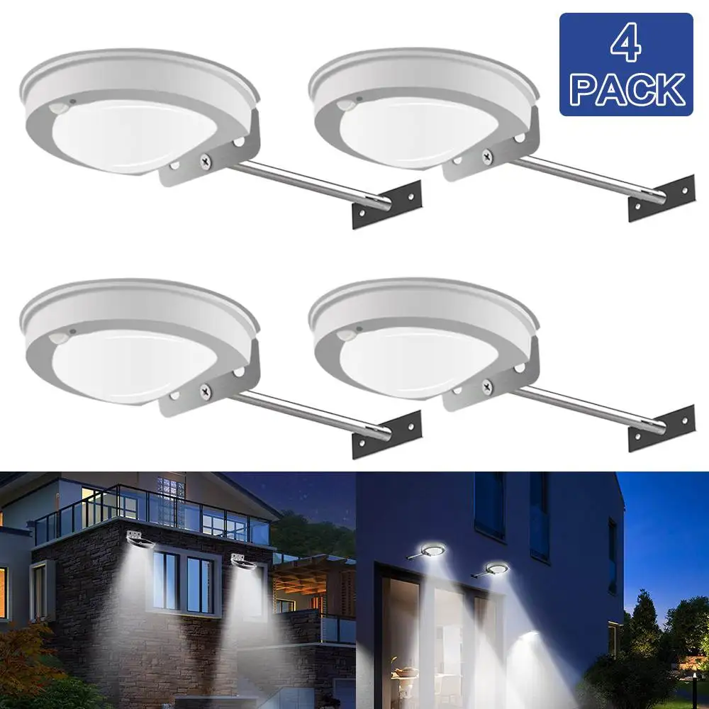 

2/4 Pcs 28 LED Solar Street Lights Outdoor Lighting Path Home Garden security Solar Wall Lamp PIR Motion Sensor Waterproof