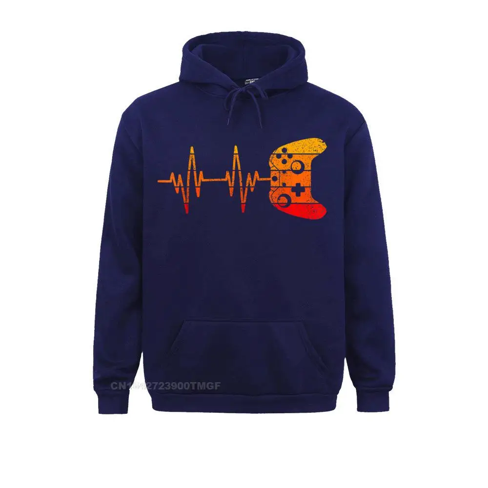 Vintage Retro Gamer Heartbeat Shirt Funny Video Game Gaming T-Shirt__B9077 Comics Hoodies Long Sleeve for Men Sweatshirts Geek Hoods Retro Vintage Retro Gamer Heartbeat Shirt Funny Video Game Gaming T-Shirt__B9077navy