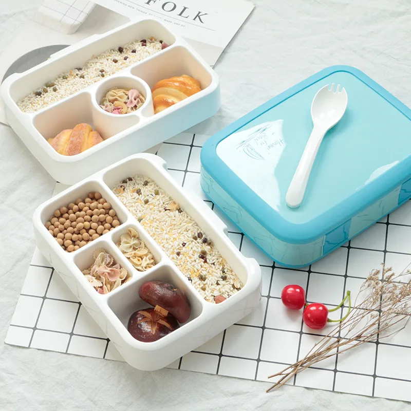 Najtaniej TUUTH pojemnik na lunch do mikrofali przenośny pojemnik z wieloma kratkami pojemnik bento dla uczeń dla dzieci pojemnik do przechowywania żywności dla dzieci