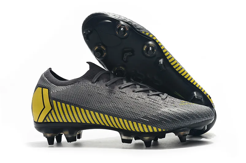 12 Хит, мужские Vapors 13 XIII Elite SG-PRO, AC CR7, Ronaldo NJR Neymar, женские футбольные бутсы для мальчиков, бутсы, US6.5-11 - Цвет: 12