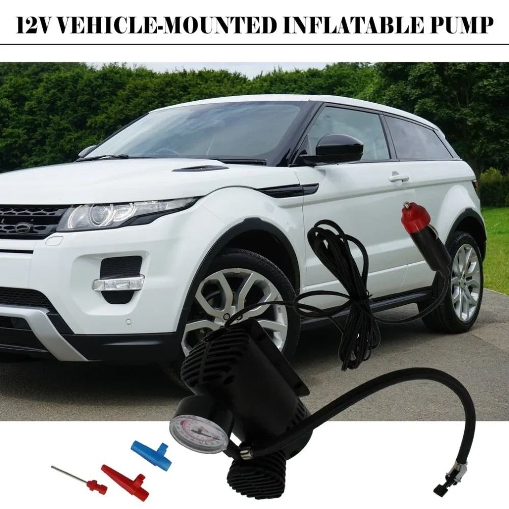 12V Портативный мини воздушный компрессор 300 Psi автомобилей Ван велосипед шины инфлятор сигареты автомобиля воздушный насос авто аксессуары