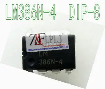Усилитель мощности звука низкого напряжения LM386N-4 LM386N-4/NOPB DIP-8 LM386 20 шт./лот |