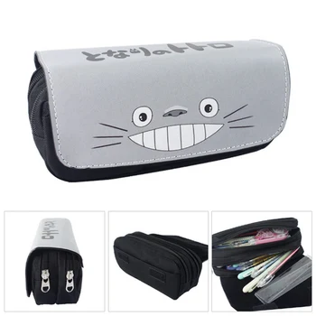 

Japanese Anime My Neighbor Totoro Pencil Case Bag Student Stationery Pouch/Cosmetic/Travel Makeup/Storage Bag