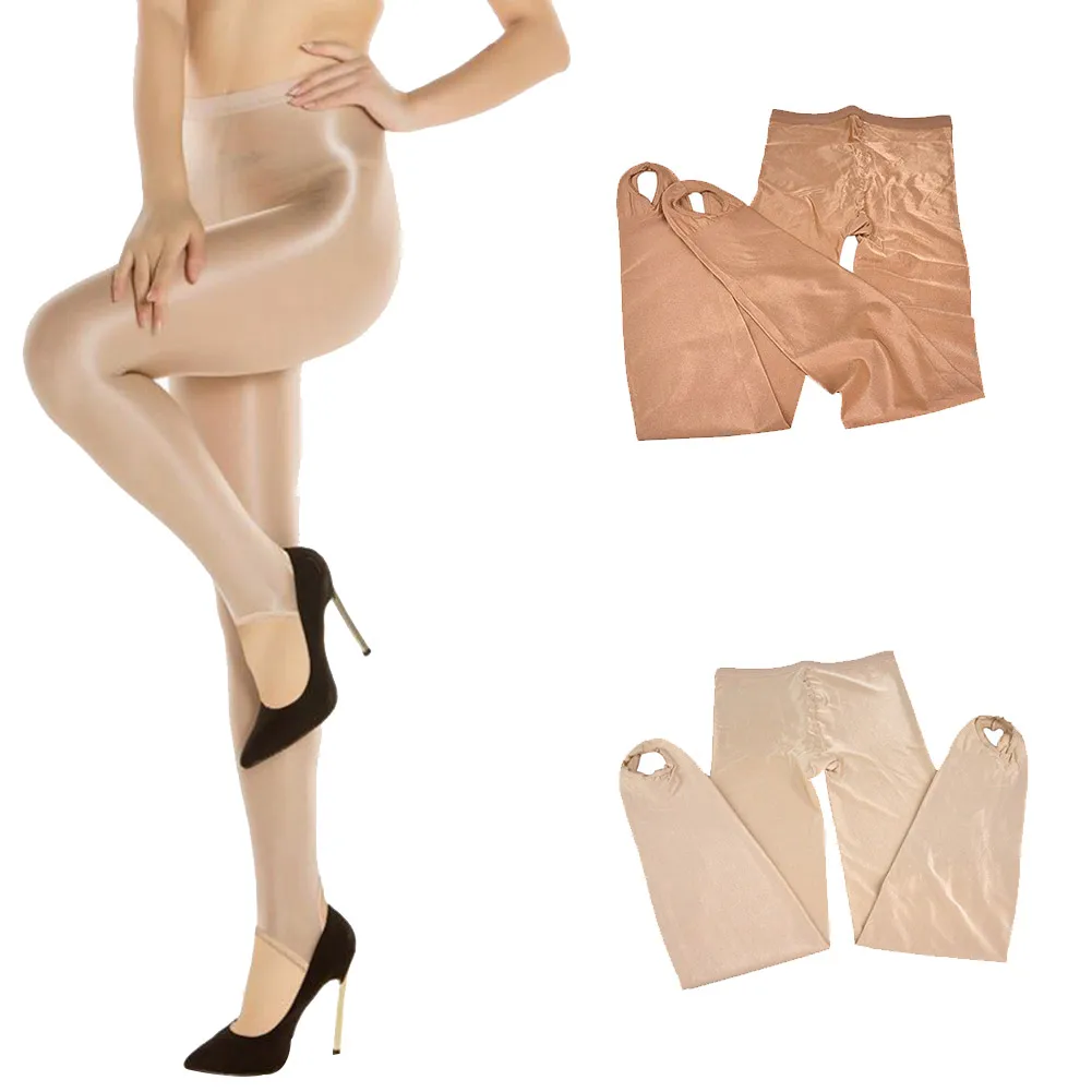 Блестящие глянцевые колготки чулки Трико сценические штаны для выступлений