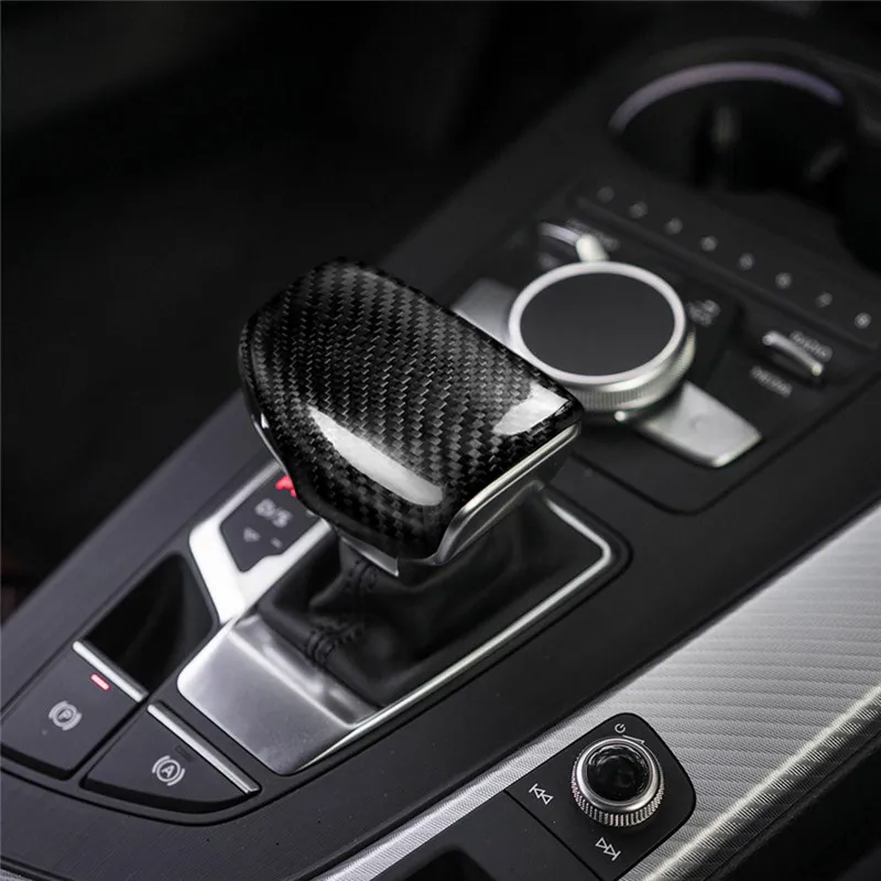Настоящее углеродное волокно для AUDI A4 S4 RS4 B9 A5 S5 RS5 Q5 Q7 2016 2017 2018 2019 LHD AT автостайлинг