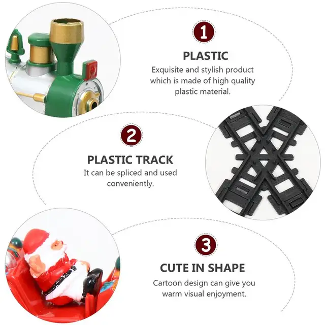 Christmas Electric Rail Train Toy Kids Electric Train Toy With Box Educational Game Boys Toys For Children Kids Christmas Gift 5