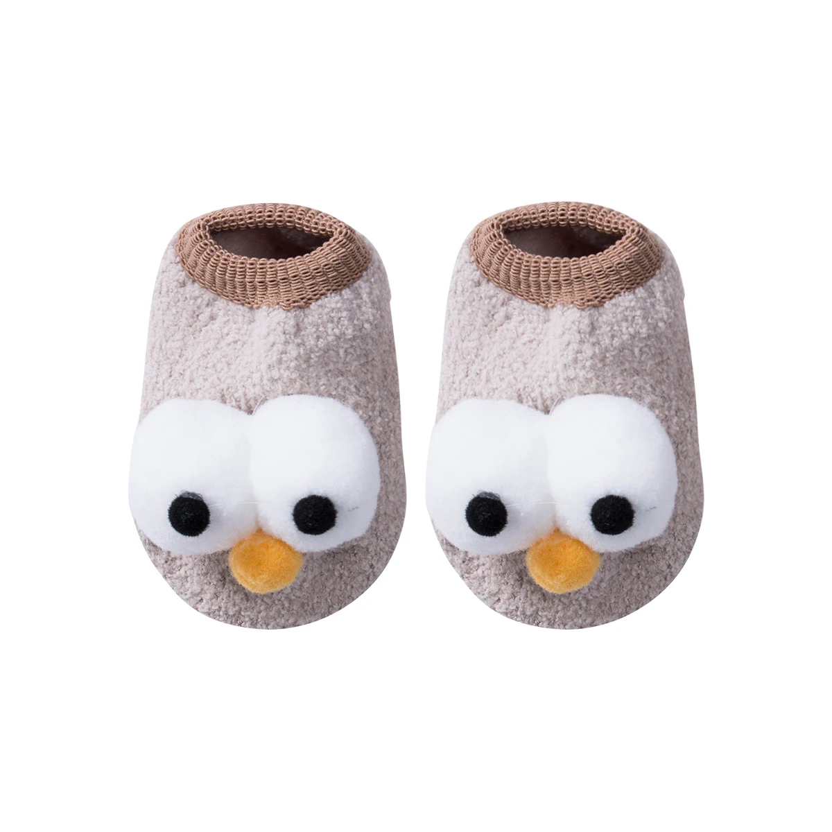 1 шт. носки унисекс с мультяшными глазами мягкие нескользящие носки из хлопка для новорожденных тапочки носки для ног на осень и зиму