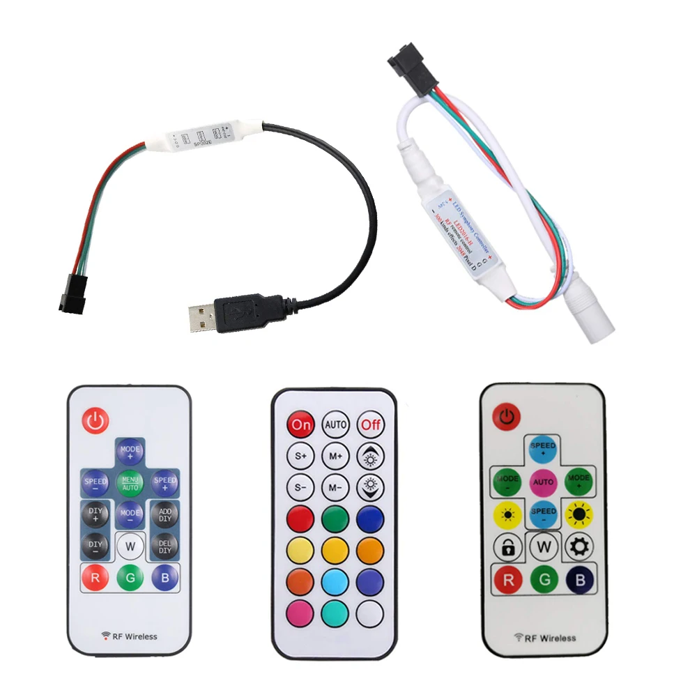 3key RF 14key 21key светодиодная Пиксельная полоса пульта дистанционного управления для