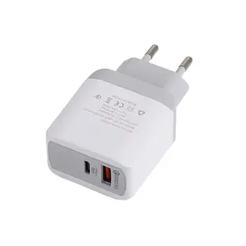 

2020 Professional USB-C Micro USB PD 18W QC3.0 Charger Plug Smart Phones Fast Charging Charger for IOS Android Xiaomi iPhone