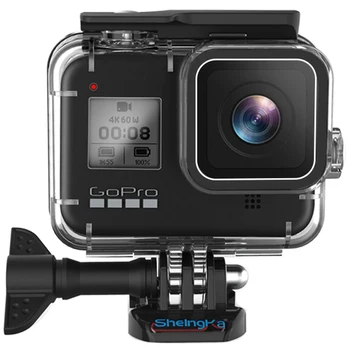 

Tempered glass sports camera waterproof case Diving sports camera accessories suitable for Goprohero8