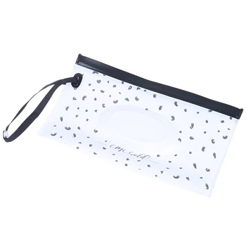 

Easy Snap-strap Bag Baby Kids Wipe Clutch Carrying Bag Wet Wipes Dispenser Pouch Outdoor Travel Wet Paper Towel Container