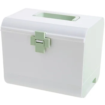

Plastic Medicine Box, Family Large First Aid Box, Medicine Box, Household Large Capacity Packing Box, Medicine Receiving Box, Me