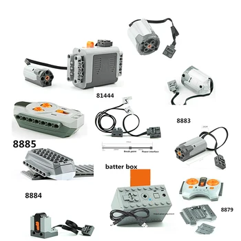 

Compatible Lepining Technic Train Motor Remote Receiver LED Light Battery Box Power Functions Technic Power Functions Blocks