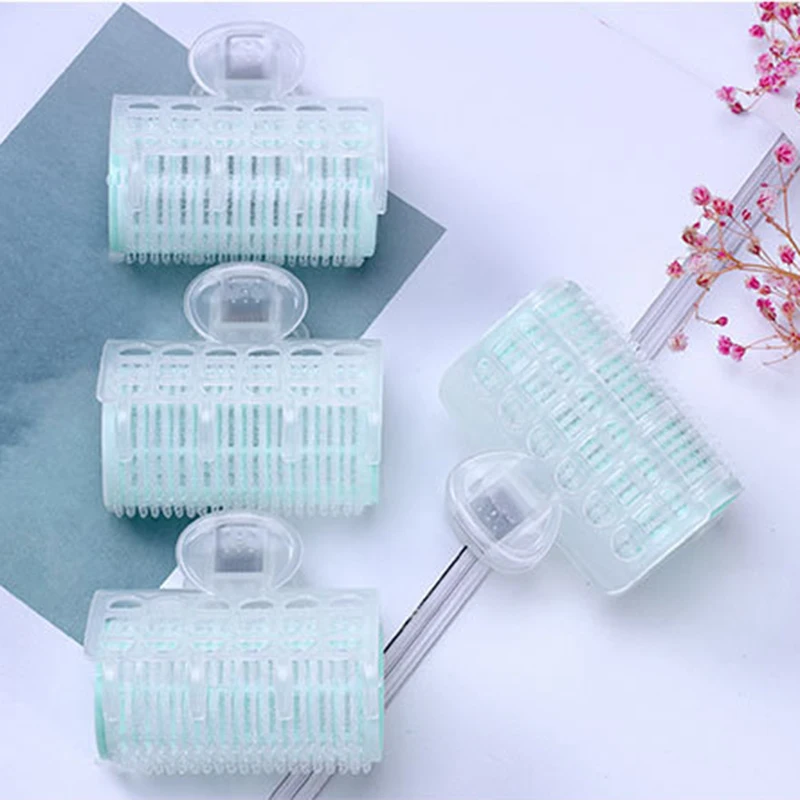 

4pcs/lot Hairdressing Home Use DIY Magic Large Self-Adhesive Hair Rollers Styling Roller Roll Curler Beauty Tool