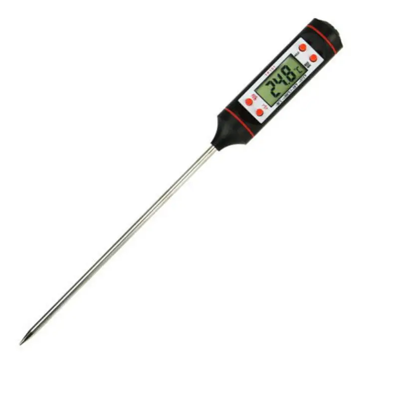1pc Meat Thermometer Digital BBQ Thermometer Electronic Cooking Food Thermometer Probe Water Milk Kitchen Oven Thermometer Tools