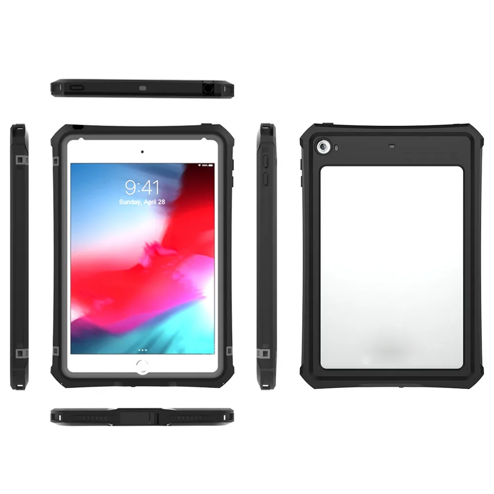 Для iPad Mini 4 5 Чехол для всего тела водонепроницаемый ударопрочный чехол с ремешком для плавания, дайвинг легко делать Подводные фотографии