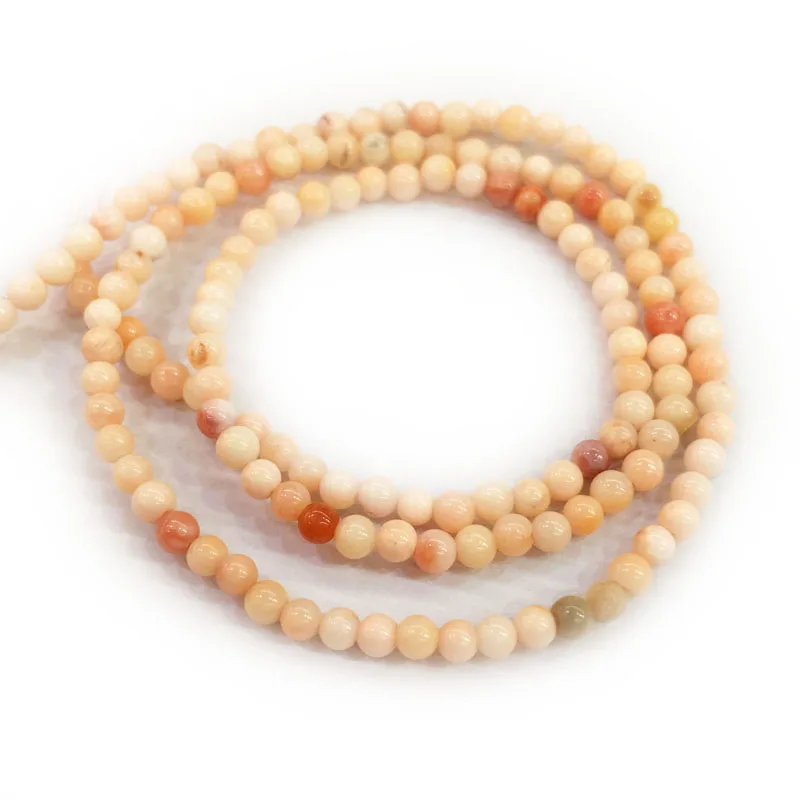 

Coral Beads Round Shape Loose Beads Isolation Beads for Jewelry Making DIY for Bracelet Necklace Accessories