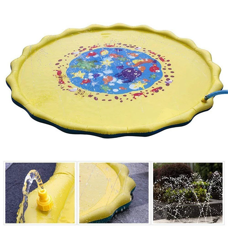 170cm Cartoon Water Mat Children