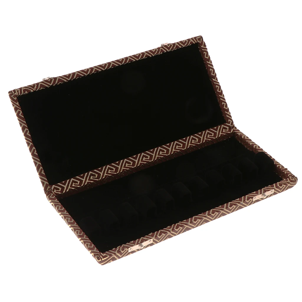 Внутренний уплотненный фланелевый чехол Bassoon Reed для 10 Reeds coffee
