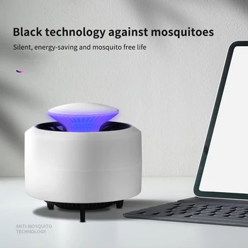 

USB Rechargeable Nonradiative Pest Control Bug Zapper Home LED Trap Lamp Mosquito Killer Light Electric Camping Travel Insect