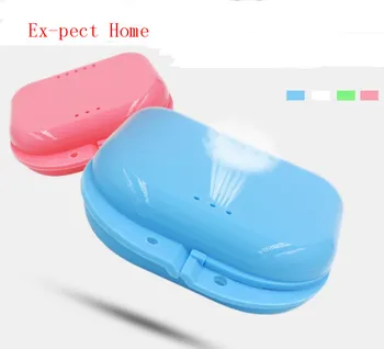 

200pcs Newest Compact Colorful Dental Orthodontic Retainer Box/Case for sale mouthguards biteguards dentures Sport Guard