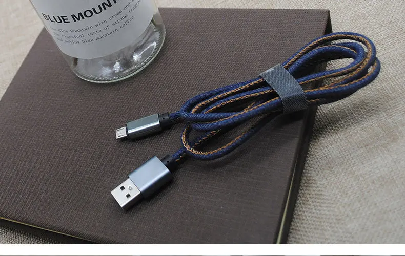 Bozhu ковбой Micro USB кабель Реверсивный usb type C зарядное устройство нейлоновый кабель для передачи данных USB C Зарядка для power Bank кабели для мобильных телефонов