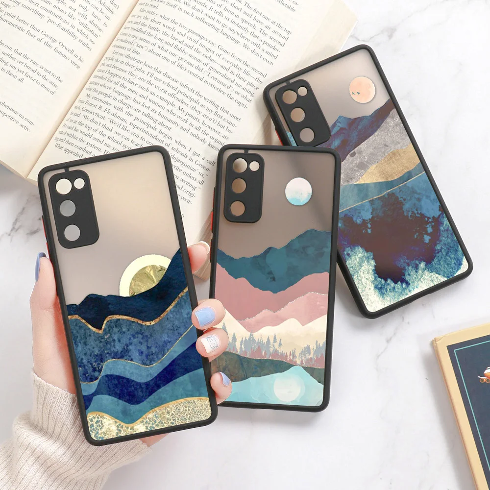 Case For Samsung Galaxy S20 FE Case S21 Ultra S10 Plus S20 M31 Note 9 10 Plus A32 A51 A52 A72 A71 A50 A52S 5G Cover Matte Bumper