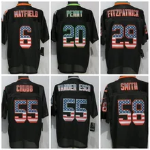 A+++ Качественная мужская майка для взрослых 6 Mayfield 20 Penny 55 Chubb 55 Vander esch 29 Fitzpatrick 58 Smith