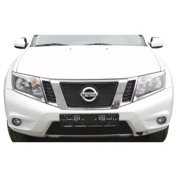 

Protective grid on radiator grille Nissan Terrano 2014-> radiator mesh in bumper insect and stones