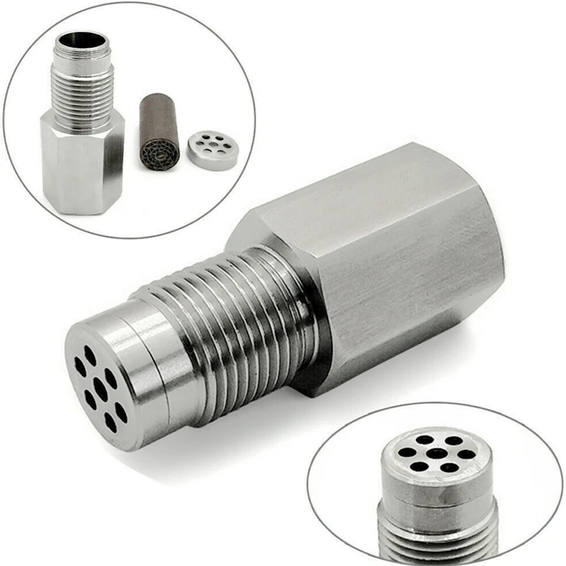 4X O2 Sensor Spacer Adapter Bung mini Catalytic Converter Fix Check Engine Light