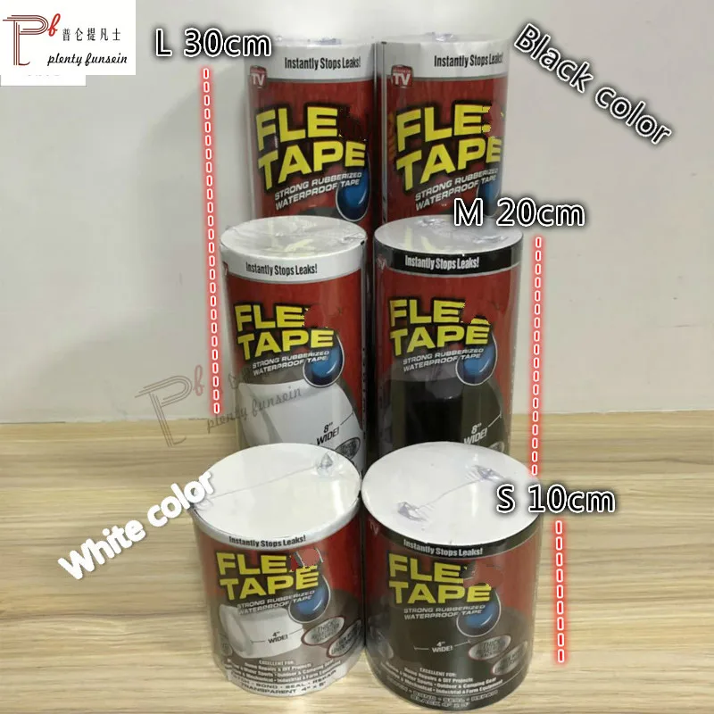 Tape Black Rubberized Super Strong Waterproof Seal Repair Magic Adhesive Be S4P7