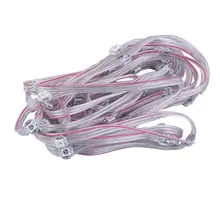 50 шт. WS2812B предварительно припаянный светодиодный s с проводом 5 в WS2812 провод для адресного прибора idvidually светодиодный модуль панель шнура Горячая