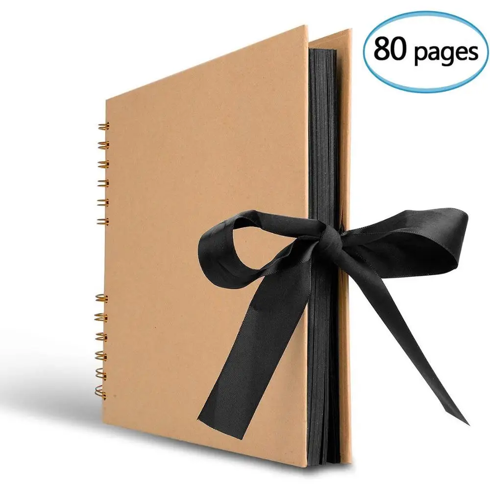 40 листов 80 страниц скрап альбом ремесло Бумага DIY Фотоальбом для Baby Shower или