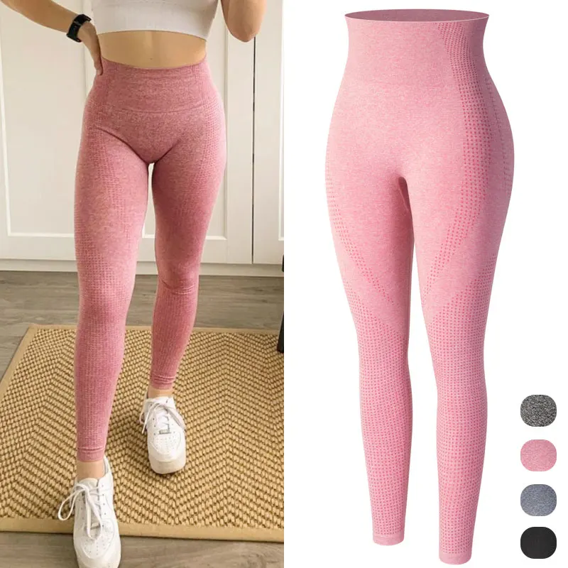 

High Waist Seamless Leggings Women Fitness Running Legging Push Up Sport Pants Energy Elastic Slimming Trousers Girl Gym Leggins