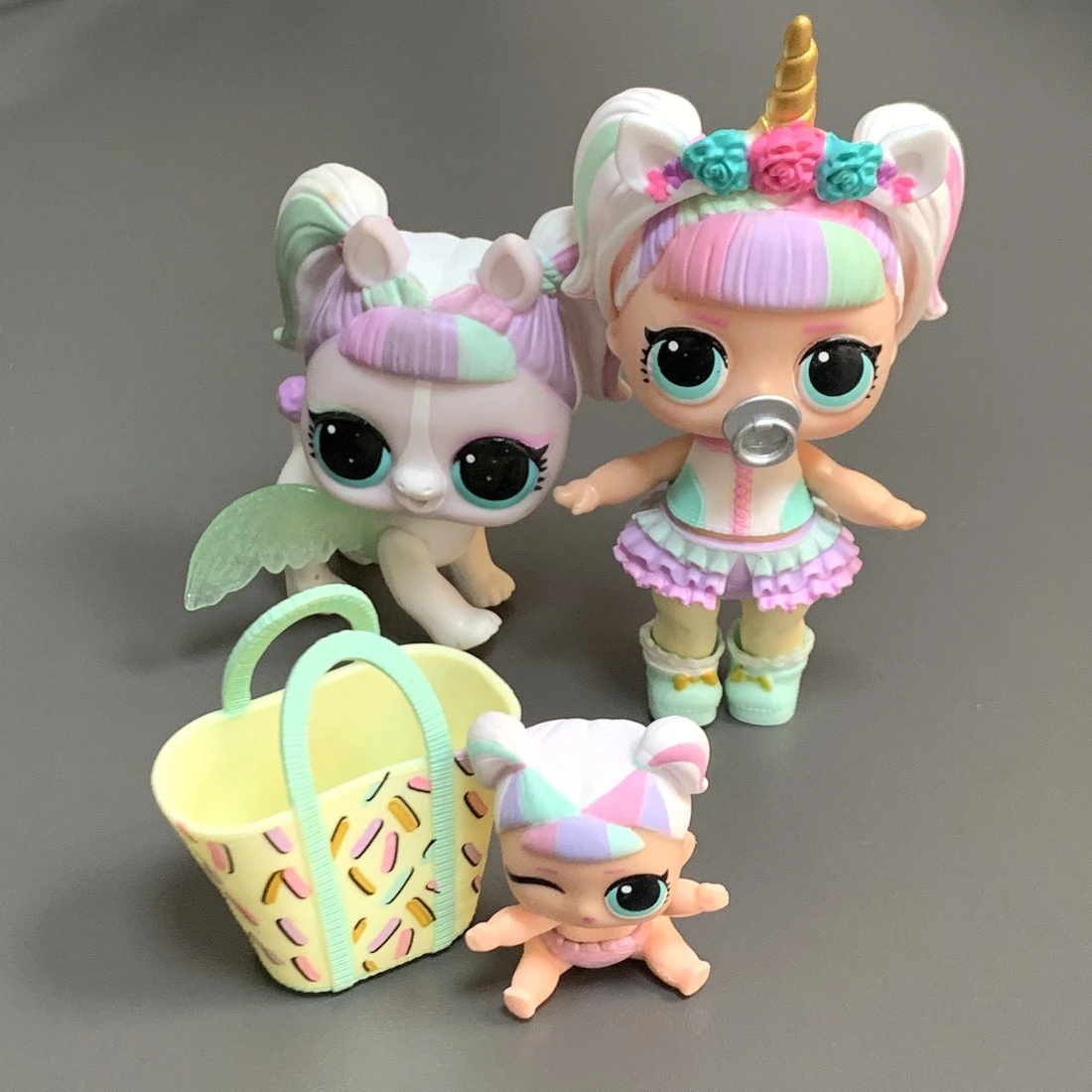 Ultrarare Lol Surprise Glitter Unicorn Sister Lil Unicorn Sis Unipony