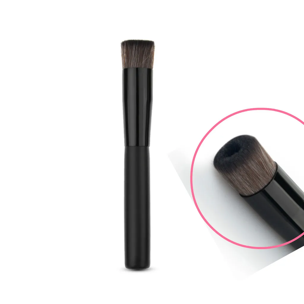 Flat Concave Head Makeup Brush Face Liquid Foundation Blend Brush Cosmetic Tool