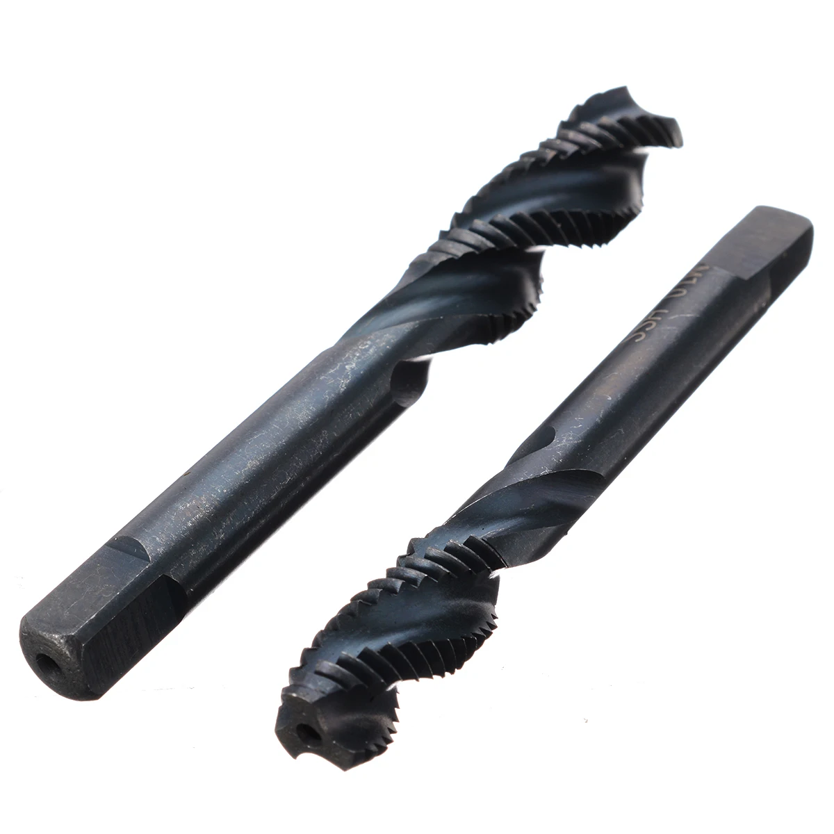 7pieces HSS M3 M4 M5 M6 M8 M10 M12 Metric Plug Tap Spiral Flute Screw Drill Machine Screw Thread Drill Set
