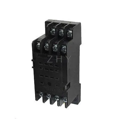 

PYF14A Type 14 Pins Standard 35mm Mounting Rail Relay Socket Base for H3Y-4