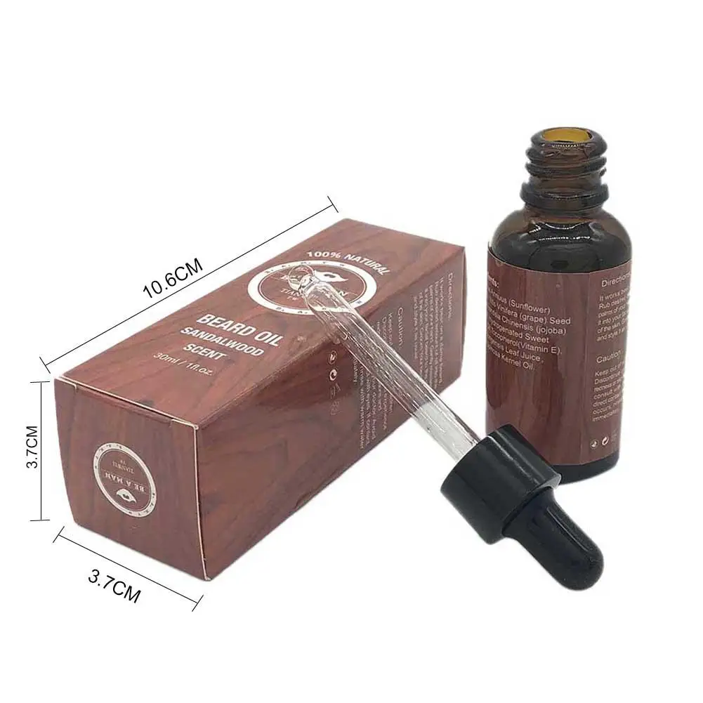 Beard Clean Set Trimming Kit With Essential Shampoo Brush Comb Oil Cream Scissors For Men Cleanse 2