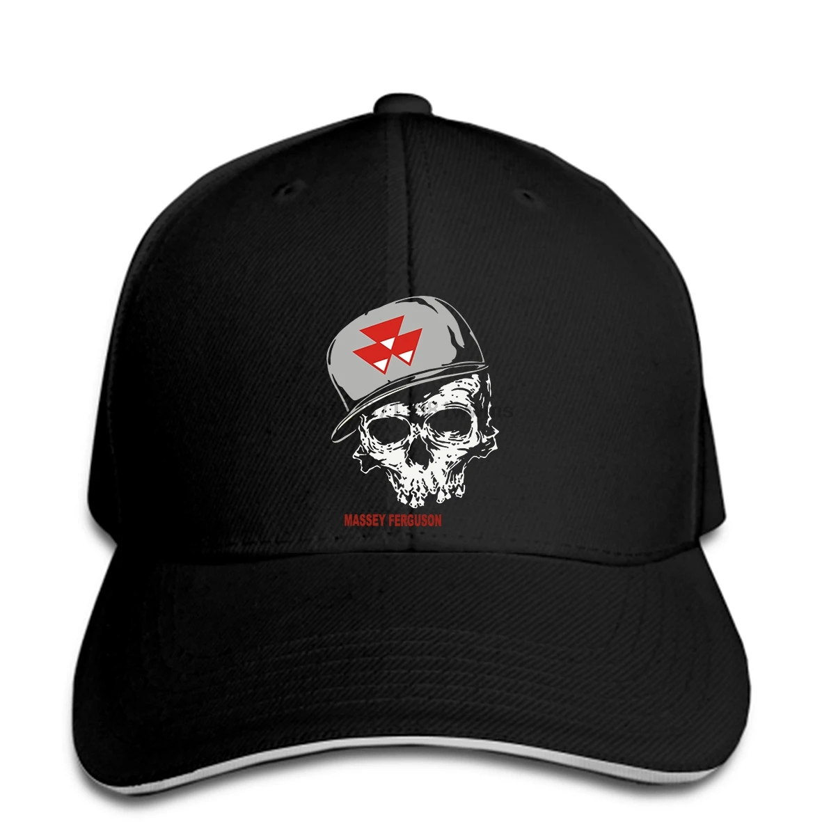 

Massey Ferguson Tractors 8740 S MF 3660 6490 Mens Skull So Cool Top Gift snapback hat Peaked