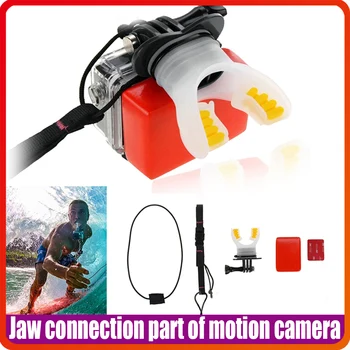 

Gopro9 / 8 / 7 65 4 mouth holder action bite fixed seat mouth bite surfboard mouth with bracket accessories