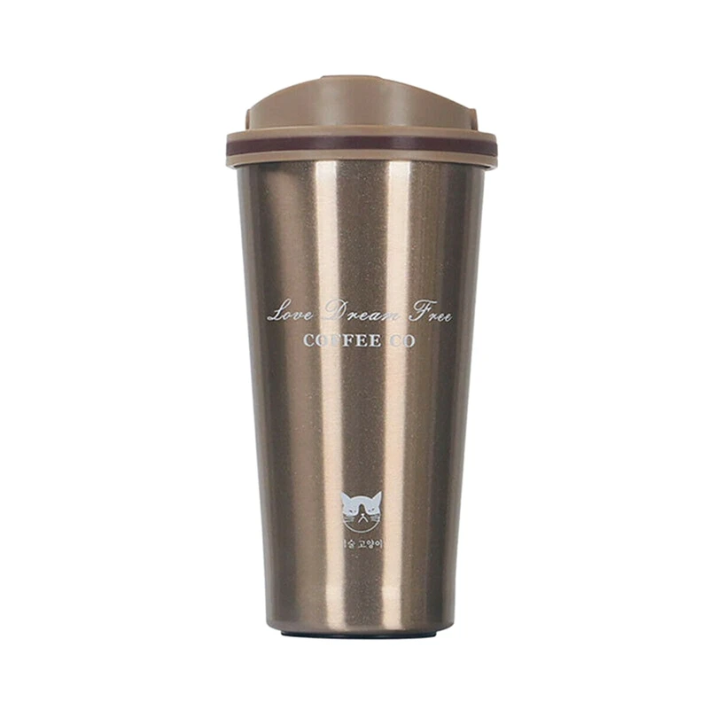 cheap 500Ml Stainless Steel Vacuum Insulated Leakproof Insulated Thermal Car Travel Coffee Mug Cup Gift