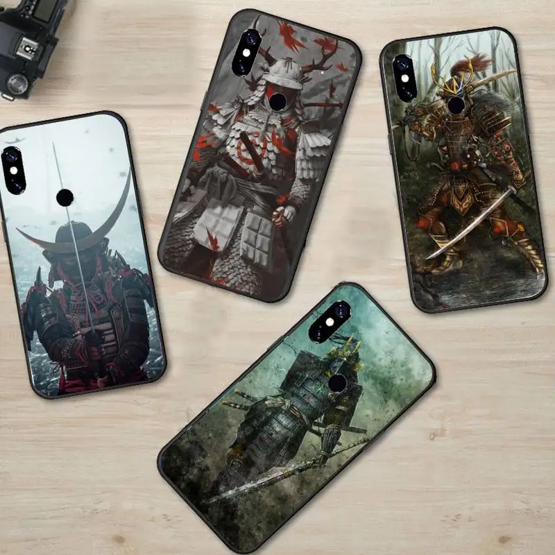 

Samurai Warrior Japan Soldier Phone Case For Xiaomi Redmi note 4 4X 8T 9 9s 10 K20 K30 cc9 9t pro lite max