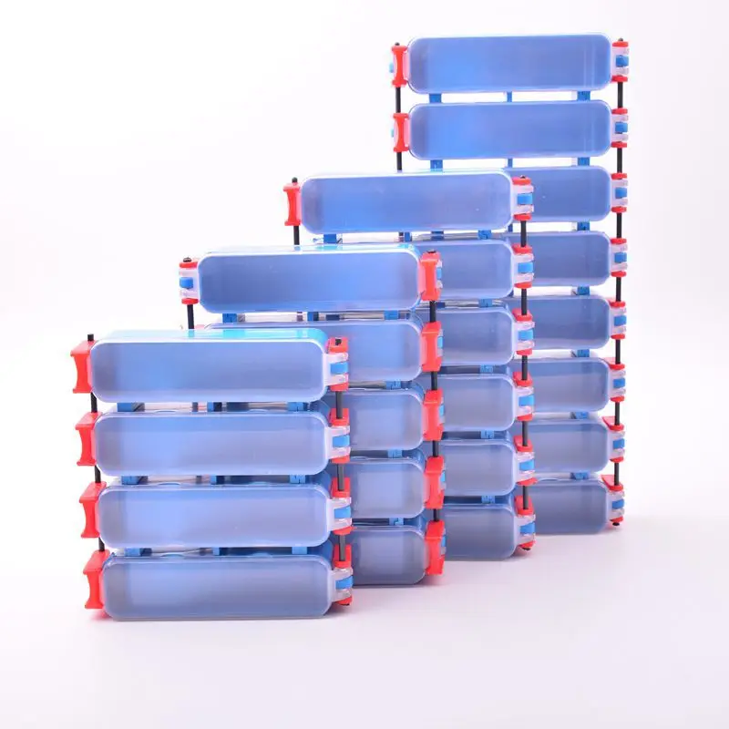Box Hook Explosion Double-Sided Multi-functional Fishhook Storage Box ABS Plastic Box Hook Box 8 Lattice 10 Squares 12 Grid 16 L