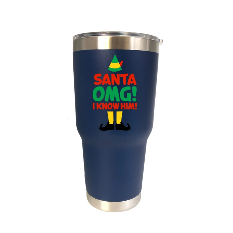 30 oz dark blue Рождественская 20 унций тумблер дорожная Автомобильная кружка с двойными стенками Изолированная вакуумная фляжка из нержавеющей стали Термос водяное бутылочное пиво кофейная чашка - Цвет: 30 oz dark blue