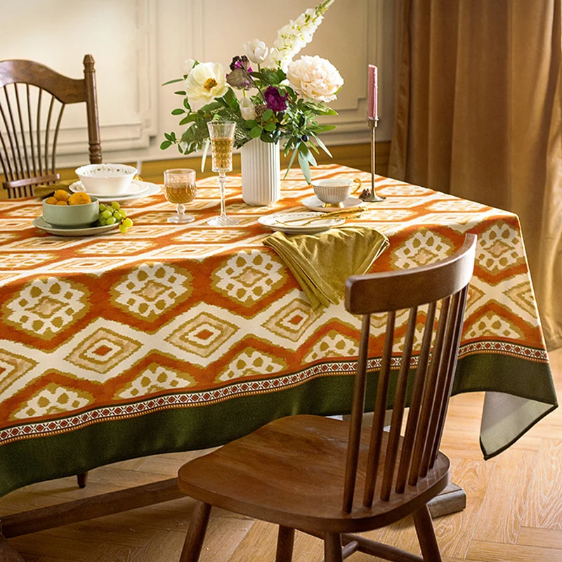 Cute Cat Tablecloth 70x160 Inch - Cartoon Fishbone Pattern, Waterproof Polyester, For Kitchen Or Party - View #9