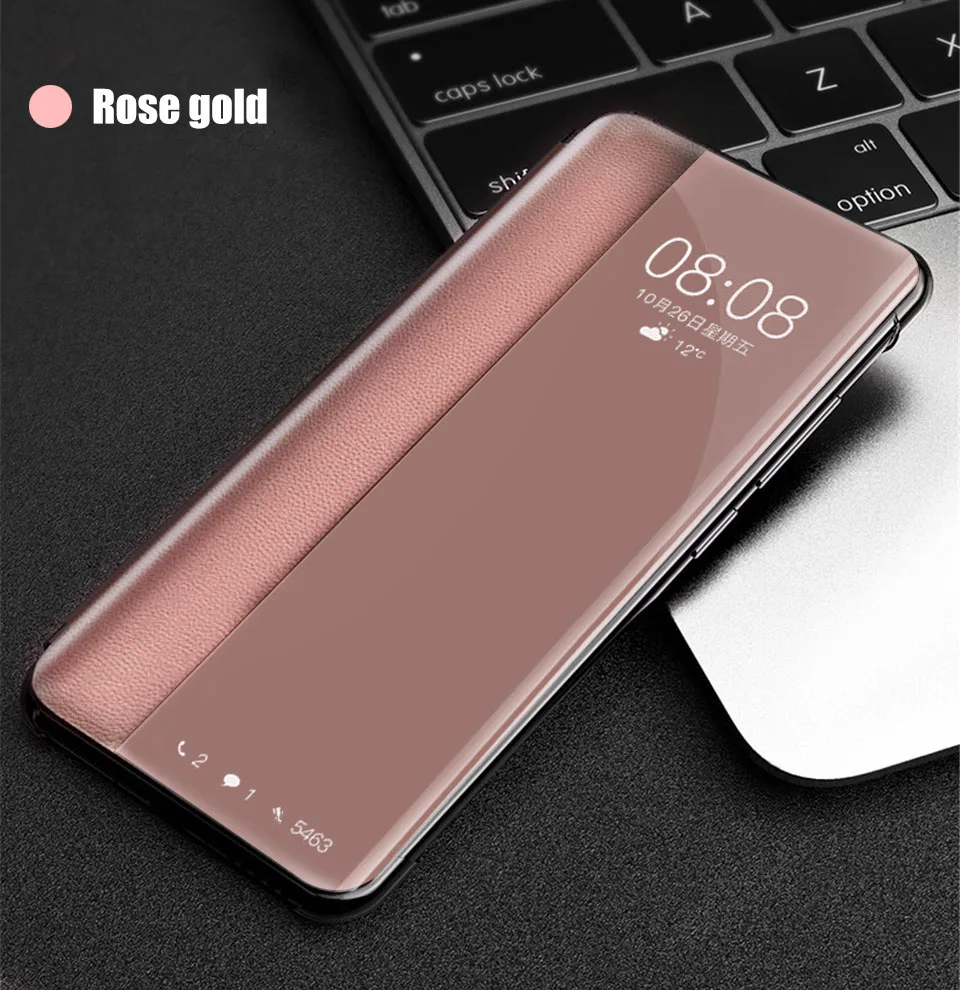Кожаный флип-чехол для huawei p30 lite pro p30lite p30pro smart window coque чехол на huawey hauwei p 30 светильник чехол 30 lite 30pro