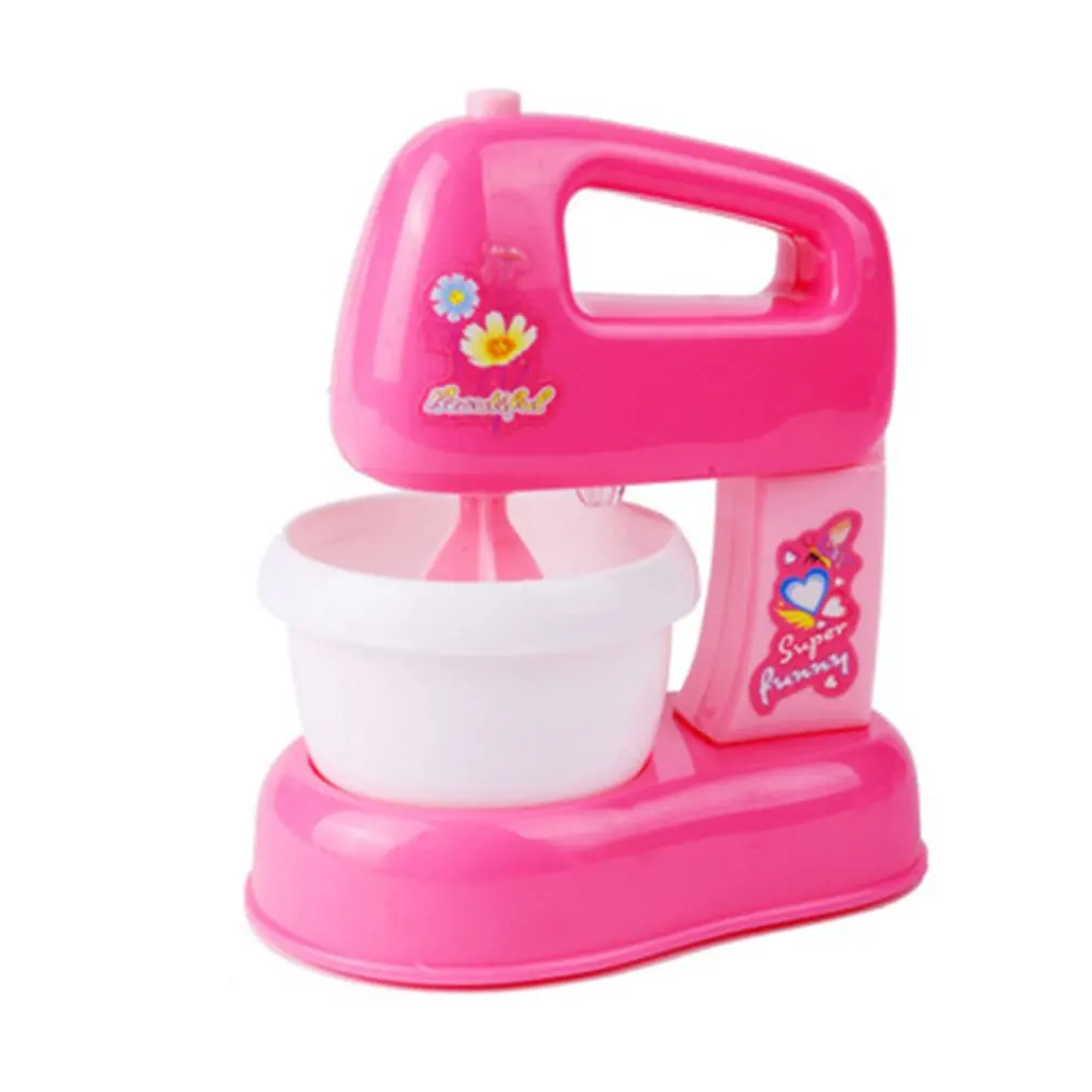 Mixer Мини-кухонные игрушки, светящиеся и звуковые Пластиковые Электрические симуляторы, бытовая техника, детские игрушки для игр, игрушки для девочек, игрушки для ролевых игр - Цвет: Mixer