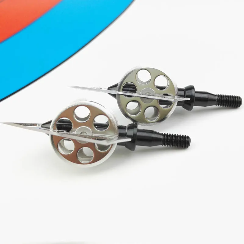 1/3/6 шт. стрельба из лука Broadheads 100 зерно наконечники стрел 2 очистительные полосы